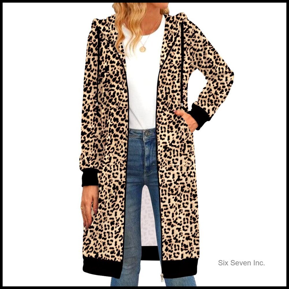 Oversized Zip Up Hoodie Fleece Tunic Sweatshirt Long Sleeve Casual Y2K Chic